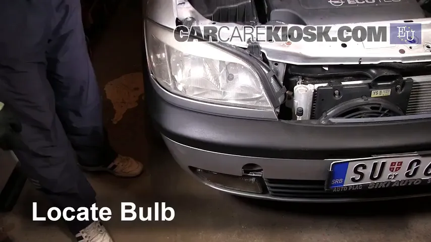 2000 Opel Zafira DTI Life 2.0L 4 Cyl. Turbo Diesel Lights Fog Light (replace bulb)